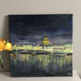 Painting “Lights of St. Petersburg”, Canvas on the subframe, Oil paint, Contemporary art, Landscape painting, 2021 - photo 3