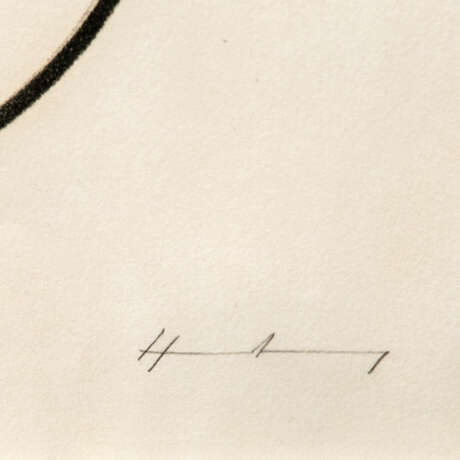HARTUNG, HANS (1904-1989), "Spiralformen über Streifenkomposition", - photo 3
