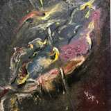 Картина Дым. Холст на подрамнике Масляные краски Абстрактный экспрессионизм 2020 г. - фото 1