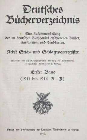 Deutsches Bücherverzeichnis - photo 1
