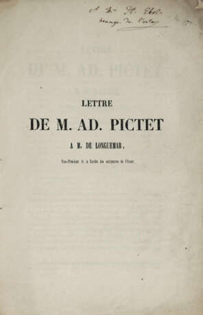 Pictet, A. - фото 1