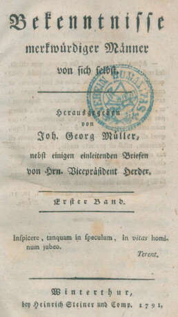 Müller, J.G. (Herausgeber). - фото 1