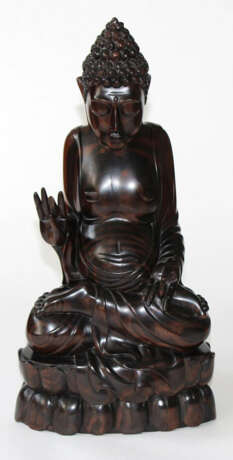 Buddha, Edelholz - Foto 1
