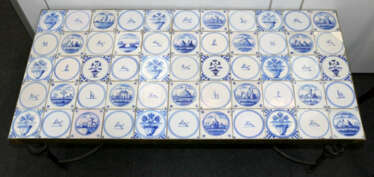 Delft tile table