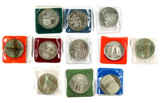 Israel Silbermünzen. - Foto 1