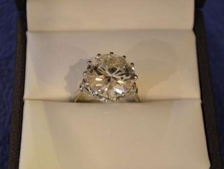 “ diamond ring with 9.14 CT ” - photo 2