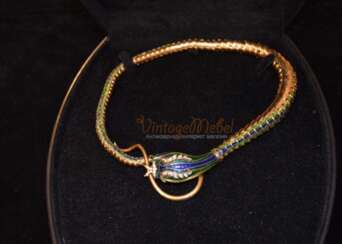 Vintage collier "Serpent"