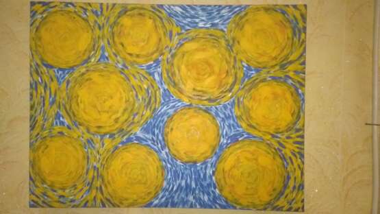 Painting “Ten suns (10 suns)”, Canvas, Acrylic paint, Impressionist, Ukraine, 2020 - photo 4