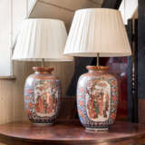 A PAIR OF JAPANESE IMARI PORCELAIN VASES, MOUNTED AS LAMPS - photo 2