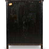 A PAIR OF CHINESE MOTHER-OF-PEARL, SOAPSTONE, AND HARDSTONE-INLAID BLACK-LACQUER CABINETS - photo 5