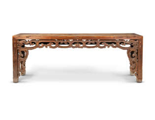 A LARGE CHINESE PINE CONSOLE TABLE