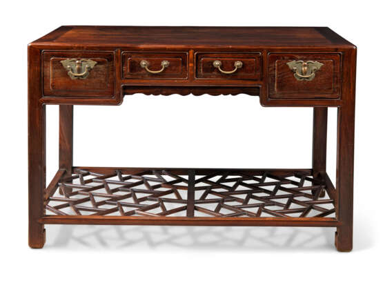 A CHINESE HONGMU CONSOLE TABLE - photo 1