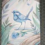 Blue bird Watercolor paper Watercolor Contemporary art Fantasy Ukraine 2021 - photo 3
