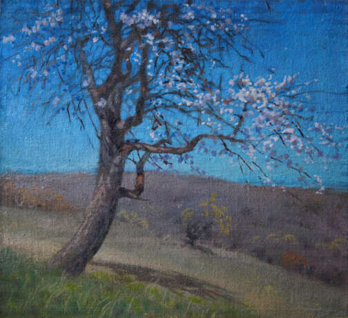 Gemälde „Frühling“, Leinwand, Ölfarbe, Realismus, Landschaftsmalerei, Russland, 2020 - Foto 1