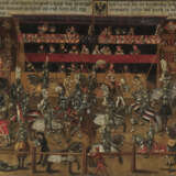 Turnier in Antwerpen 1498 . Deutsch oder Österreichisch um 1600 (?) - фото 1