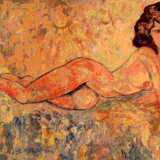 Великолепная Елен Fiberboard Oil paint Post-Impressionism Nude art Russia 2005 - photo 2
