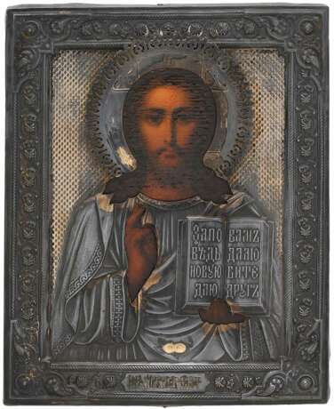 Christus Pantokrator mit Silberoklad - фото 1