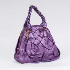 Metallic-Violett Handbag