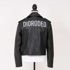 Diorodeo Black Leather Biker Jacket