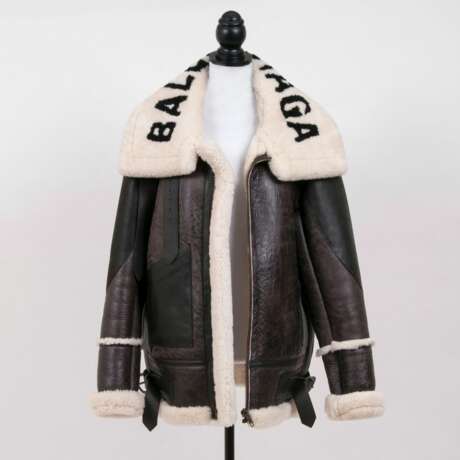 Balenciaga. Oversize Bikerjacke 'Le Bombardier' - фото 1