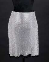 Minirock mit Allover Swarovski-Kristallen