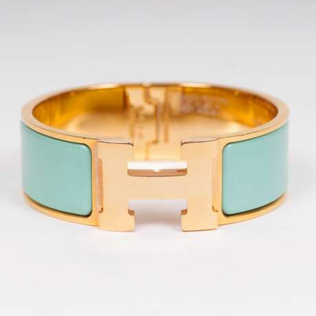 Hermès. Armreif Clic Clac H Vert Aqua - photo 1