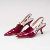 Christian Dior. Paar J'Adior Slingback-Pumps Scarlet - Foto 1