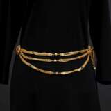 Chanel. Chain Belt mit Strass und Farbsteinen im Byzantinischen Stil - photo 1