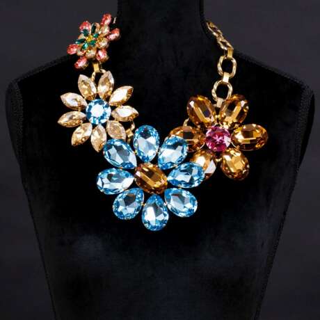 Dolce & Gabbana. Grande Swarovski-Collier 'Fiori - Luce e Colore' - photo 1