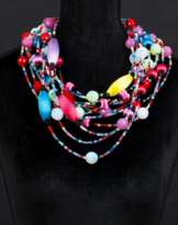 Farbenfrohes Kaskaden-Collier