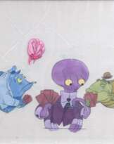 'Die tollkühne Hexe in ihrem fliegenden Bett'