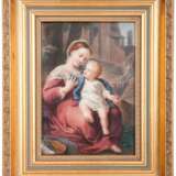 Porzellanbild 'Madonna mit Kind' nach Corregio - photo 1