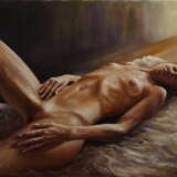 Painting “Shine”, Canvas, Oil paint, Realist, Genre Nude, Russia, 2021 - photo 1