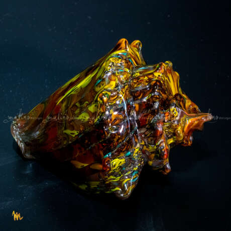 стеклодувная ракушка “Venetian”, Glass, Glassblowing, Russia, 2019 - photo 3