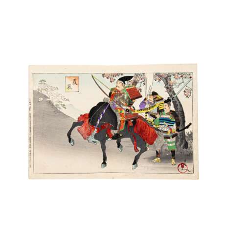 Leporello Holzschnittbuch. JAPAN, 19. Jahrhundert. - фото 2