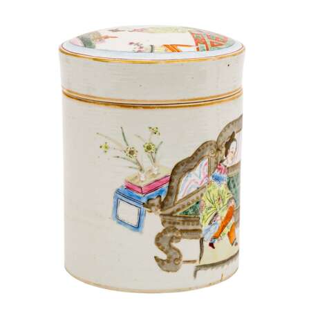Teedose aus Porzellan. CHINA, 19. Jahrhundert. - photo 4