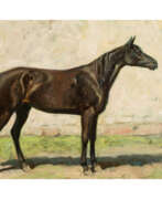 Отто Фикенчер. FIKENTSCHER, OTTO (1862-1945) "Schwarzes Pferd"