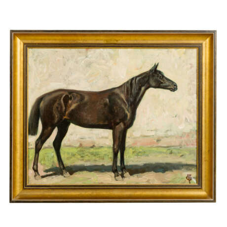 FIKENTSCHER, OTTO (1862-1945) "Schwarzes Pferd" - фото 2