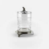 Бисквитница "Сокол". Англия стекло ручная работа 1860-1890 гг. Glass United Kingdom 1860 - photo 1