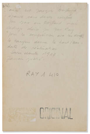 Man Ray. MAN RAY (1890-1976) - фото 3