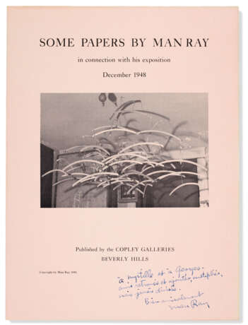 Man Ray. MAN RAY (1890-1976) - photo 1