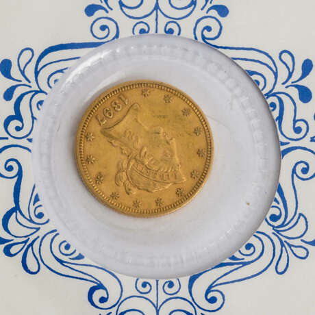 USA 10 Dollar Liberty Head 1897 - photo 3