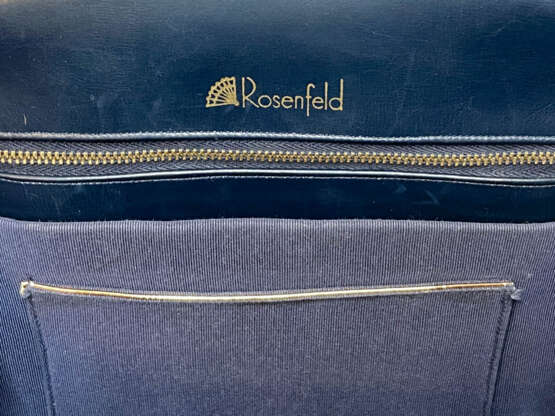 Сумка "Rosenfeld". США натуральная кожа шерсть текстиль ручная работа 1960 гг. Rosenfeld Cuir Etats-Unis 1960 - photo 4