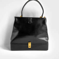 Bag "G. Gherardini Firenze". Italy, genuine leather, suede, handmade, 1950 - 1960