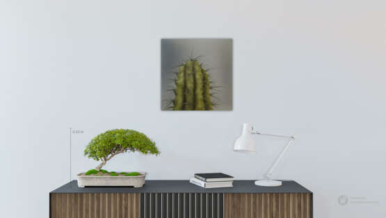 Painting “cactus”, Canvas on cardboard, Oil paint, Contemporary art, интерьерная живопись, Germany, 2019 - photo 3