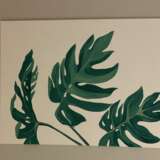 Design Painting “Triptych Leaves”, Canvas on the subframe, Acrylic paint, Minimalism, Russia, 2020 - photo 4