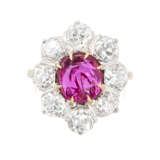 Burmarubin-Diamant-Ring - photo 1