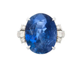 Burmasaphir-Diamant-Ring