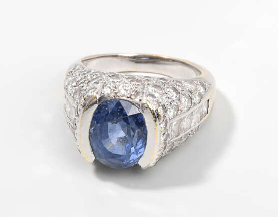 Saphir-Brillant-Ring - photo 1