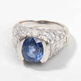 Saphir-Brillant-Ring - photo 1